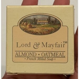 Lord & Mayfield Almond Oatmeal French‎ Milled Soap Vintage